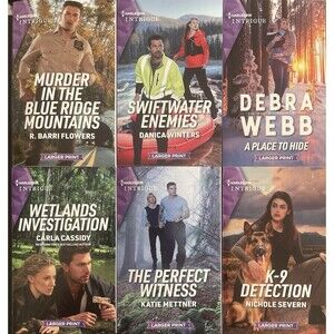 Harlequin Intrigue Book Bundle Suspense Romance Mystery